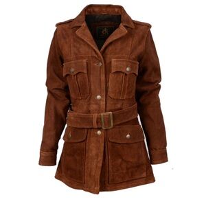Hey there, Cowgirl! Gorgeous STS RANCHWEAR Suede Chesnut Jacket - Size S…